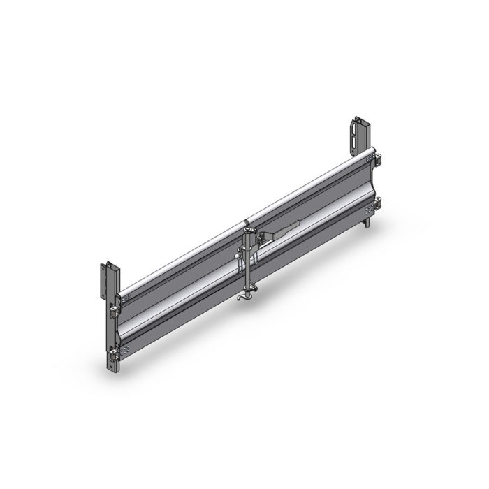 Porte arrière universelle en aluminium brut – Image 2