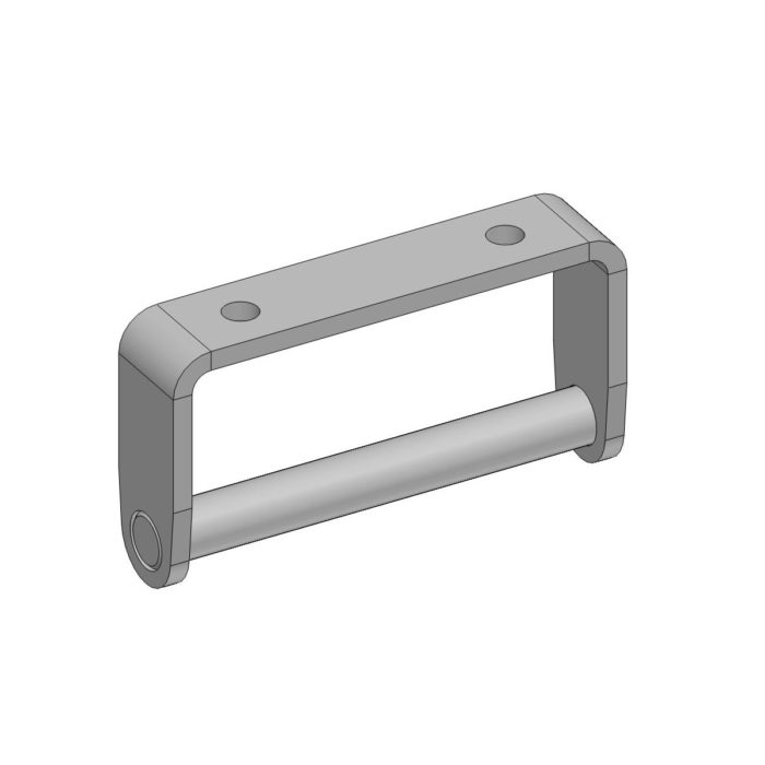 Etrier de clavetage de porte arrière automatique aluminium, modèle U