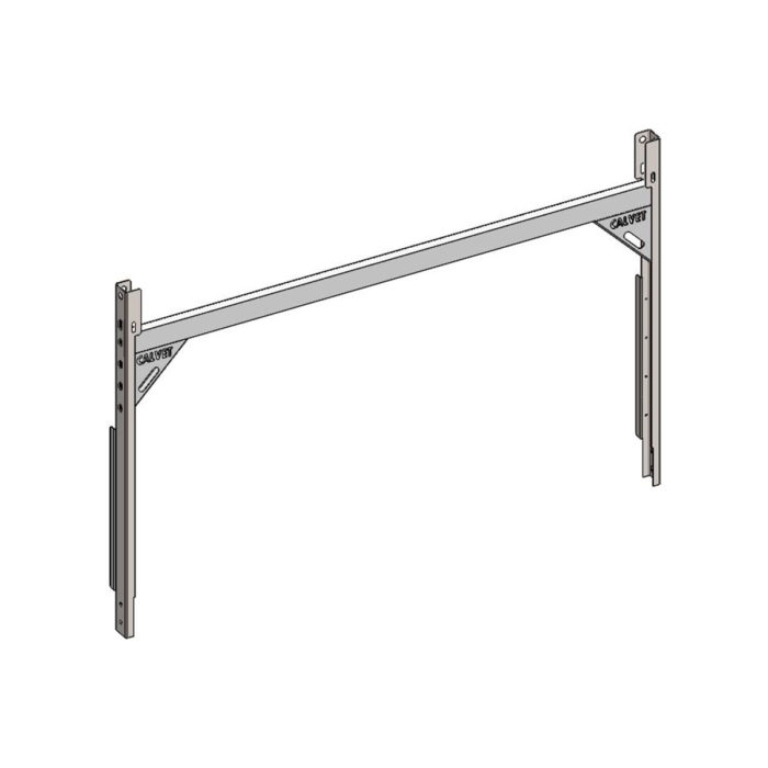 Porte madrier arrière en aluminium blanc