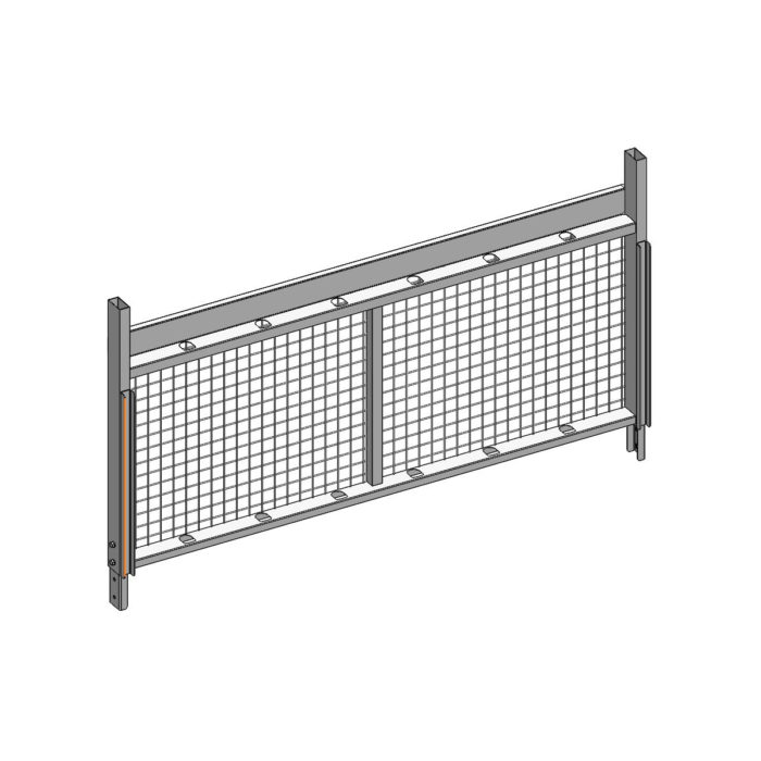 Porte madrier avant en acier apprêt