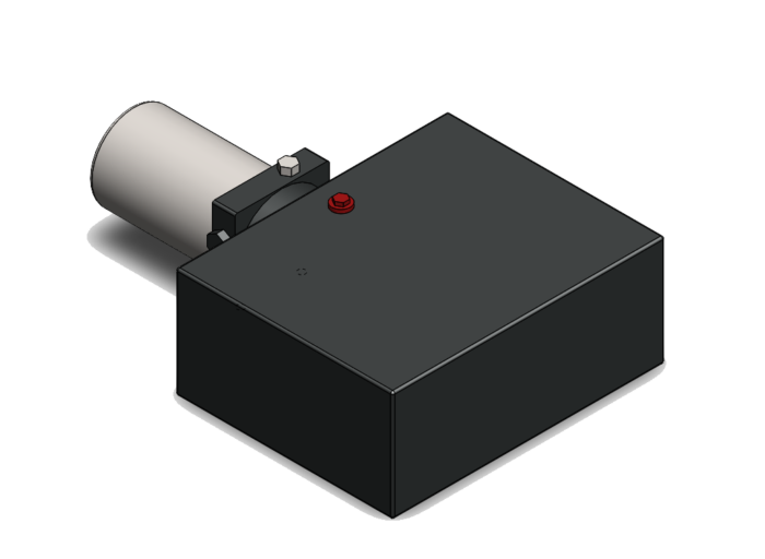 Groupe hydraulique avec cuve en acier 12V